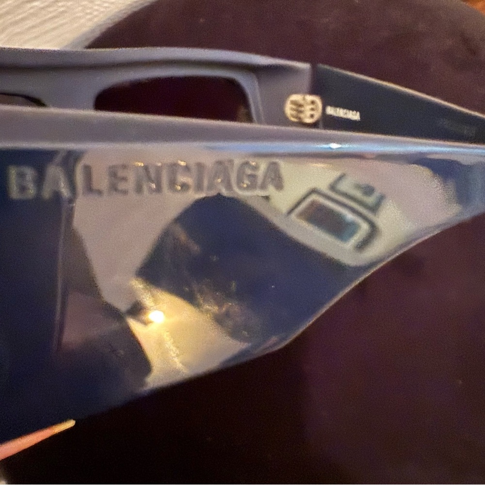 BALENCIAGA Navy Blue Sunglasses (BB0002S/004) - Picture 10 of 12